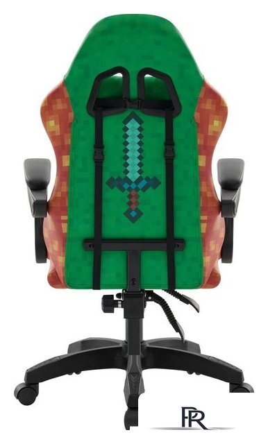 Игровое (геймерское) кресло Defender Legas (зелёный/оранжевый) - Изображение №6 — Интернет-магазин ПроЗаказ