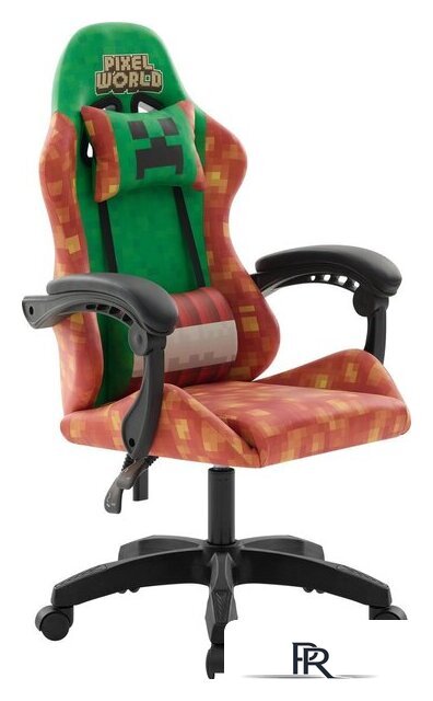 Игровое (геймерское) кресло Defender Legas (зелёный/оранжевый) - Изображение №2 — Интернет-магазин ПроЗаказ