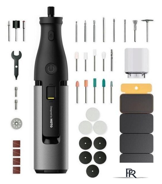 Гравер Hoto Professional Rotary Tool Kit 12V HFE0018GL - Изображение №1 — Интернет-магазин ПроЗаказ