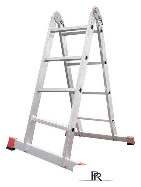 Лестница-трансформер Новая высота NV 331 шарнирная 2x4 ступени - Изображение №1 — Интернет-магазин ПроЗаказ