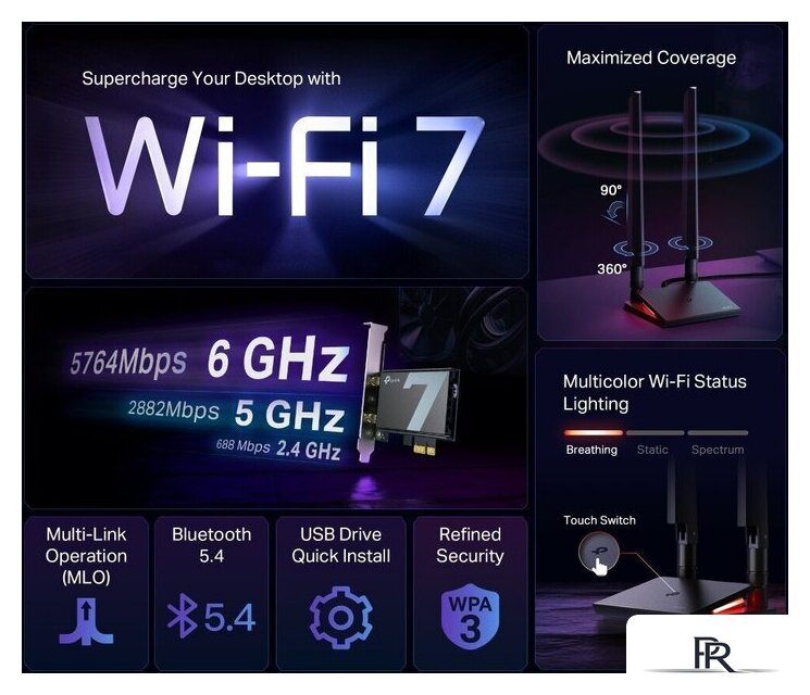 Wi-Fi система TP-Link Archer TBE550E - Изображение №5 — Интернет-магазин ПроЗаказ