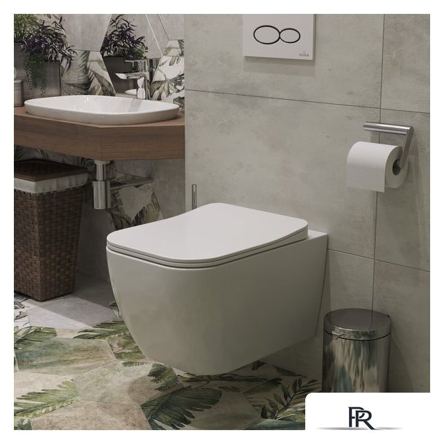 Унитаз подвесной Roxen Cube Bidet 530135-01X Rimless Soft Close с функцией биде - Изображение №2 — Интернет-магазин ПроЗаказ