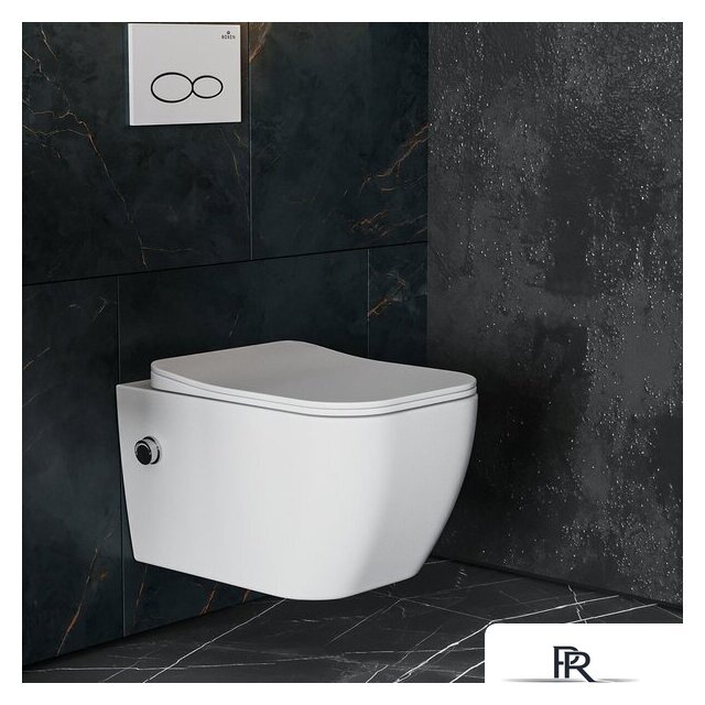 Унитаз подвесной Roxen Cube Bidet 530135-01X Rimless Soft Close с функцией биде - Изображение №1 — Интернет-магазин ПроЗаказ