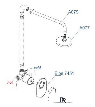 Душевая система  Wasserkraft A12777 - Изображение №5 — Интернет-магазин ПроЗаказ