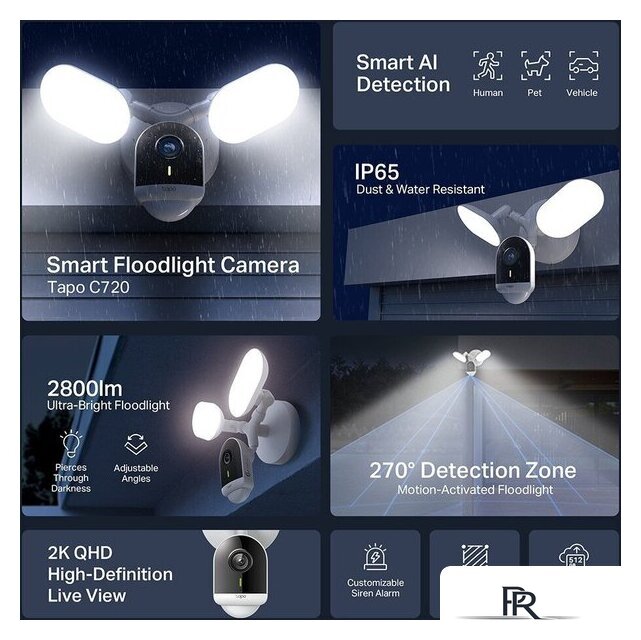 IP-камера TP-Link Tapo C720 - Изображение №2 — Интернет-магазин ПроЗаказ