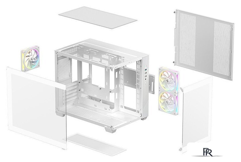 Корпус DeepCool CG330 3F WH R-CG330-WHNGM3-G - Изображение №10 — Интернет-магазин ПроЗаказ