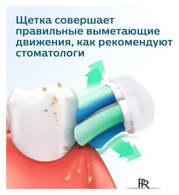Электрическая зубная щетка Philips Sonicare 2100 Series HX3651/11 - Изображение №10 — Интернет-магазин ПроЗаказ