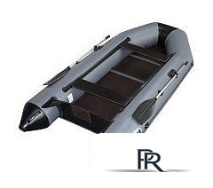 Моторно-гребная лодка Vivax Т330 с полом-книгой (без киля, серый/черный) - Изображение №1 — Интернет-магазин ПроЗаказ