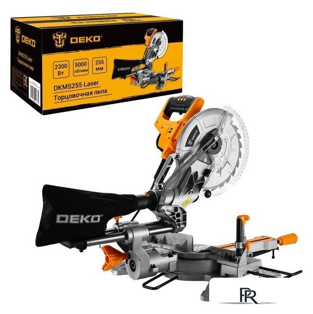 Торцовочная пила Deko DKMS255 Laser 084-1029 - Изображение №1 — Интернет-магазин ПроЗаказ
