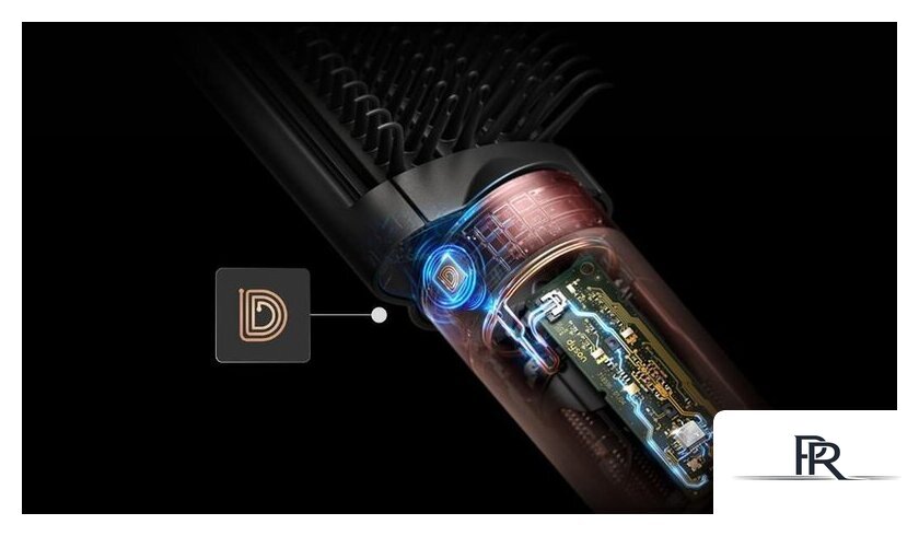 Фен-стайлер Dyson Airwrap Co-anda2x HS09 Straight+Wavy (евровилка, красный бархат/золотой) - Изображение №5 — Интернет-магазин ПроЗаказ