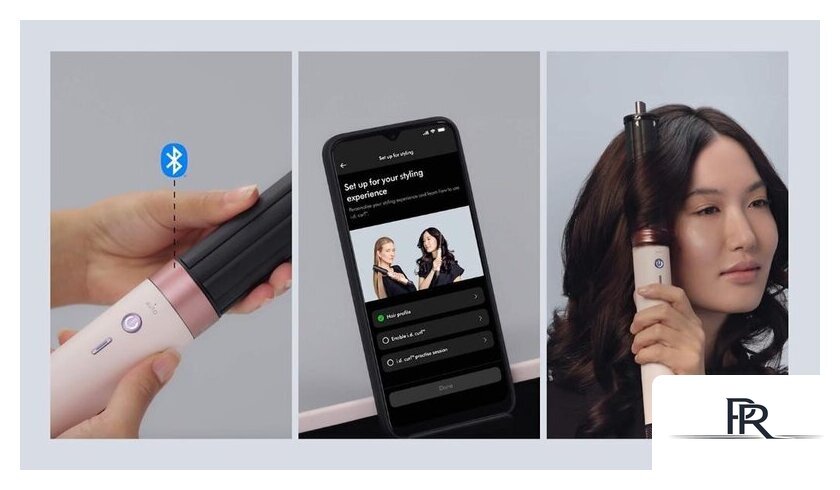 Фен-стайлер Dyson Airwrap Co-anda2x HS09 Straight+Wavy (евровилка, красный бархат/золотой) - Изображение №6 — Интернет-магазин ПроЗаказ