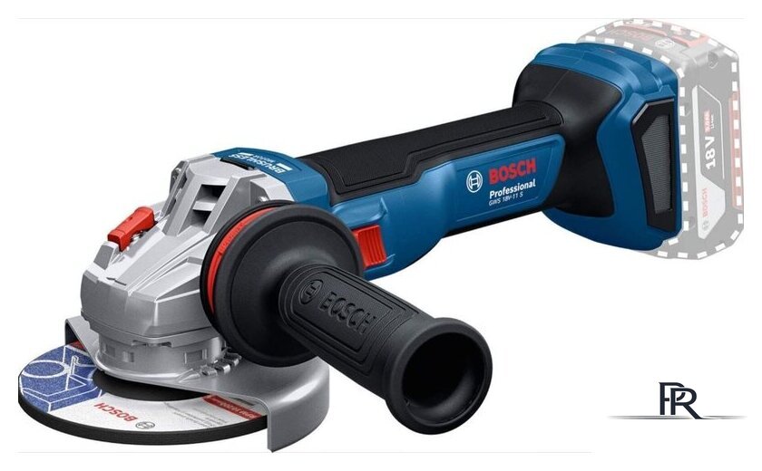 Угловая шлифмашина Bosch GWS 18V-11 S Professional 06019N4000 (без АКБ) - Изображение №1 — Интернет-магазин ПроЗаказ