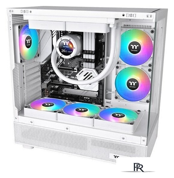 Комплект вентиляторов для корпуса Thermaltake CT140 Sync Reverse ARGB 2-Fan Pack CL-F176-PL14SW-A - Изображение №6 — Интернет-магазин ПроЗаказ
