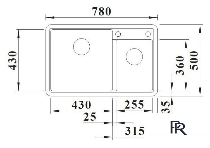 Кухонная мойка Blanco Legra 8 526223 (черный) - Изображение №2 — Интернет-магазин ПроЗаказ