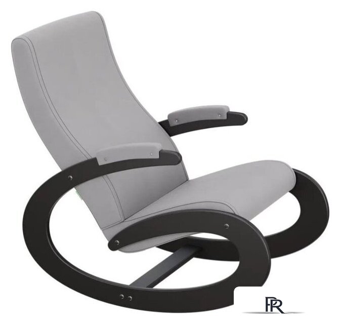 Кресло-качалка Glider Экси М (венге/серый Ultra Smoke) - Изображение №1 — Интернет-магазин ПроЗаказ