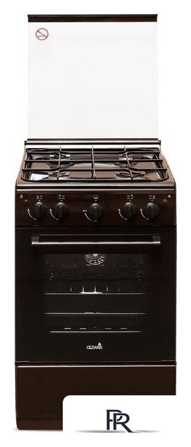 Кухонная плита CEZARIS ПГ 2150-09 (стальные решетки, коричневый) - Изображение №1 — Интернет-магазин ПроЗаказ