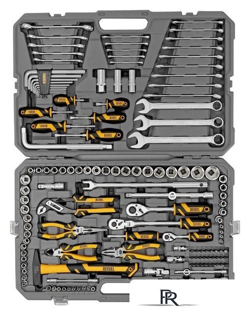 Универсальный набор инструментов Denzel 15805 (144 предмета) - Изображение №3 — Интернет-магазин ПроЗаказ
