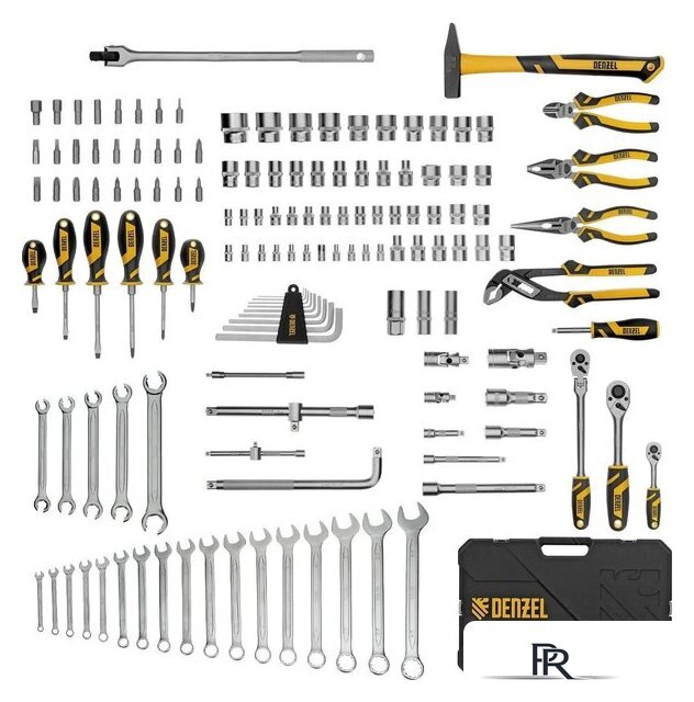 Универсальный набор инструментов Denzel 15805 (144 предмета) - Изображение №2 — Интернет-магазин ПроЗаказ