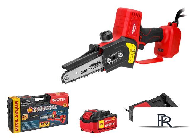 Аккумуляторная пила Wortex CEC 2518 ALL1 0323167 (с 1-м АКБ) - Изображение №1 — Интернет-магазин ПроЗаказ