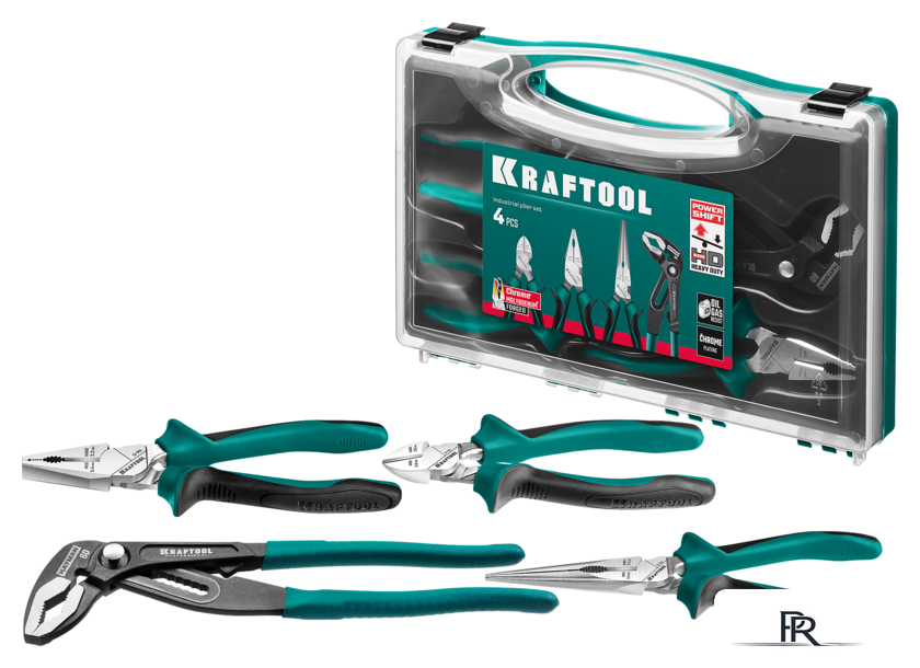Набор пассатижей KRAFTOOL 22012 (4 предмета) - Изображение №1 — Интернет-магазин ПроЗаказ
