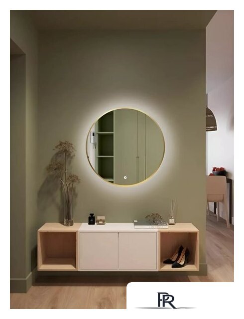 Зеркало с подсветкой  EMZE 70 LED.UV.70.70.AUR (золотой с УФ-окантовкой и подсветкой) - Изображение №10 — Интернет-магазин ПроЗаказ