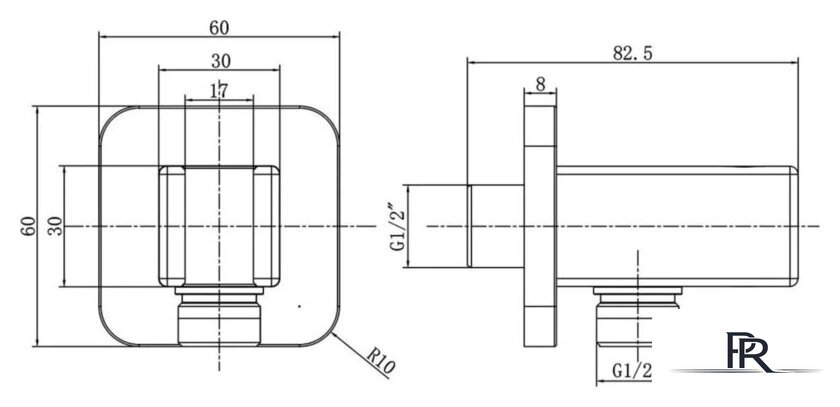Держатель душевой лейки с подключением Vincea VSC-32MB - Изображение №2 — Интернет-магазин ПроЗаказ