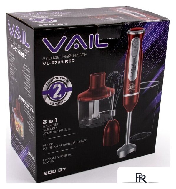 Погружной блендер Vail VL-5733 (красный) - Изображение №16 — Интернет-магазин ПроЗаказ