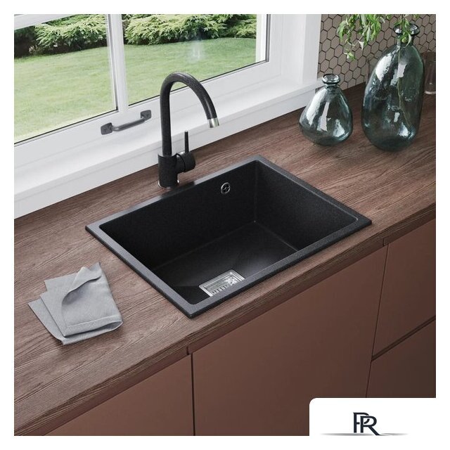 Кухонная мойка Polygran Blade 500 (черный) - Изображение №2 — Интернет-магазин ПроЗаказ