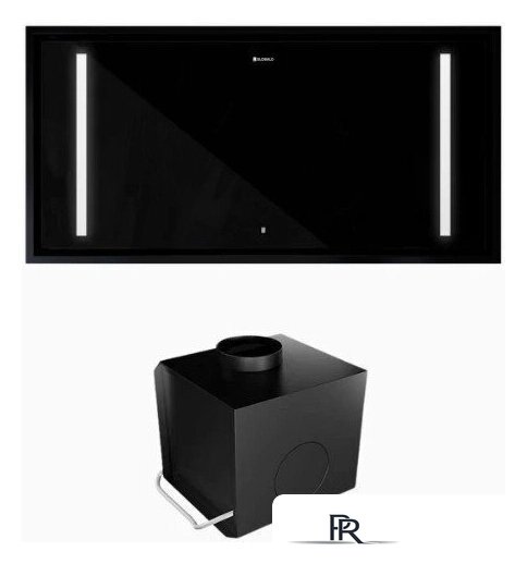 Кухонная вытяжка Globalo Zenara 100.1 Black + Turbina TW 2.1 - Изображение №3 — Интернет-магазин ПроЗаказ