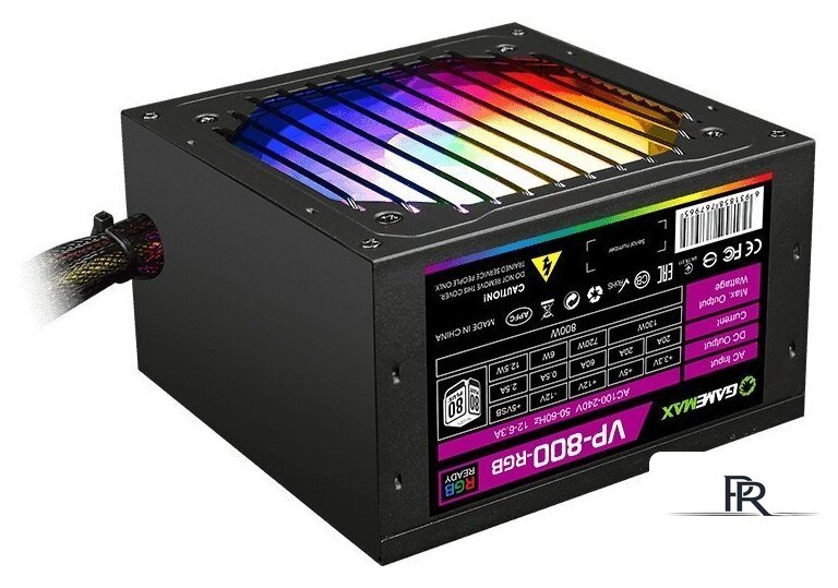 Блок питания GameMax VP-800-RGB - Изображение №1 — Интернет-магазин ПроЗаказ