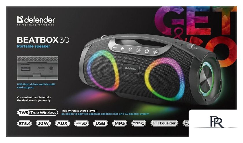 Беспроводная колонка Defender Beatbox 30 - Изображение №10 — Интернет-магазин ПроЗаказ