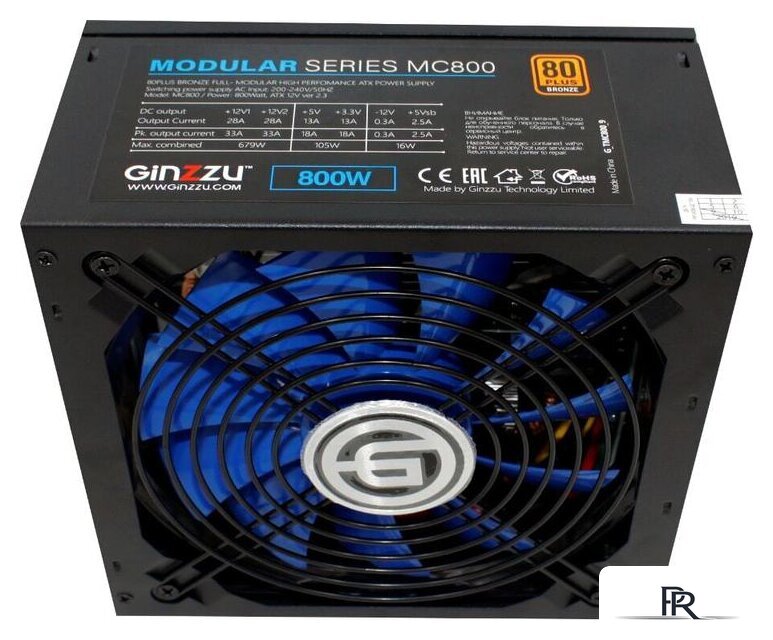 Блок питания Ginzzu MC800 - Изображение №2 — Интернет-магазин ПроЗаказ