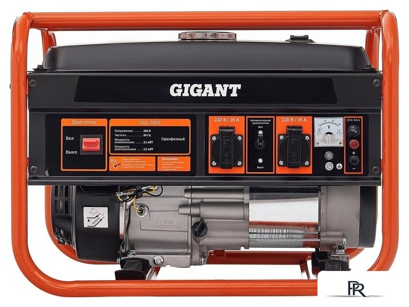 Бензиновый генератор Gigant GGL-3300 - Изображение №7 — Интернет-магазин ПроЗаказ