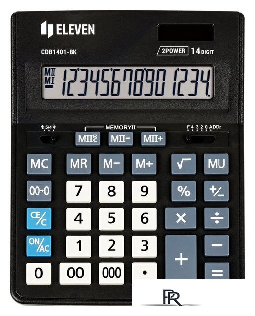 Бухгалтерский калькулятор Eleven Business Line CDB1401-BK (черный) - Изображение №1 — Интернет-магазин ПроЗаказ