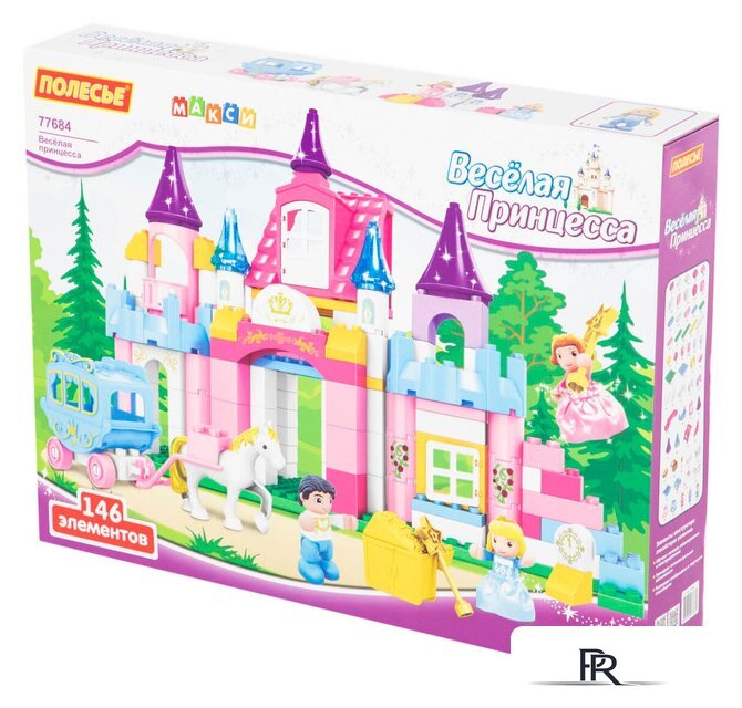 Конструктор Полесье 77684 Весёлая принцесса - Изображение №1 — Интернет-магазин ПроЗаказ