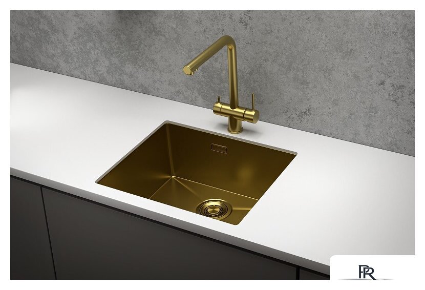 Кухонная мойка Granula GR-5445U (золото сатин) - Изображение №2 — Интернет-магазин ПроЗаказ