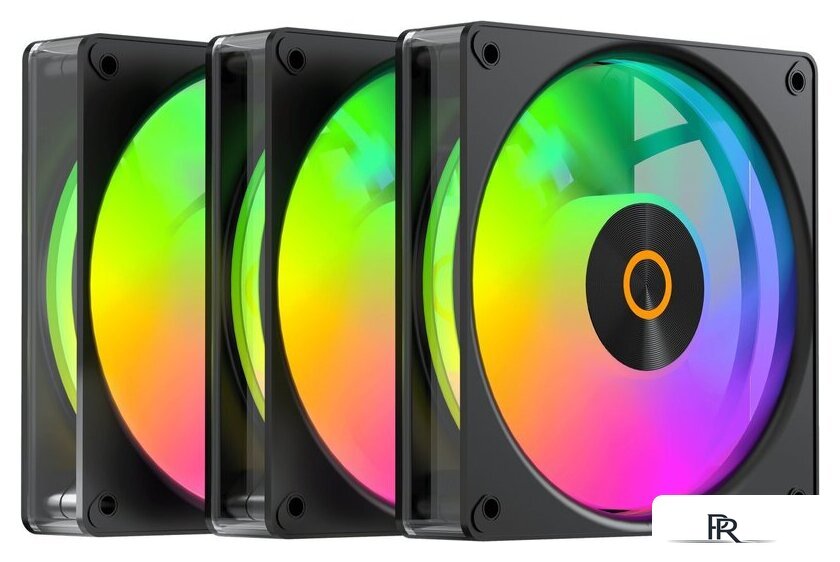 Комплект вентиляторов для корпуса Ocypus Gamma F12 Elite BK ARGB Reverse Blade 3IN1 - Изображение №1 — Интернет-магазин ПроЗаказ
