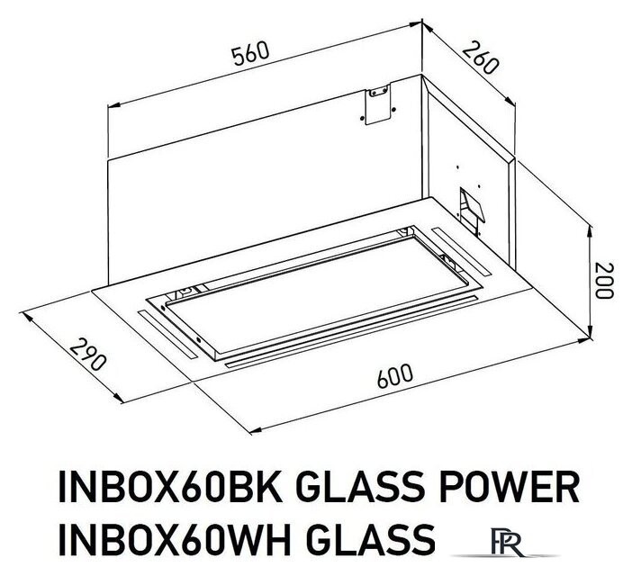 Кухонная вытяжка Meferi INBOX60BK Glass Power - Изображение №15 — Интернет-магазин ПроЗаказ