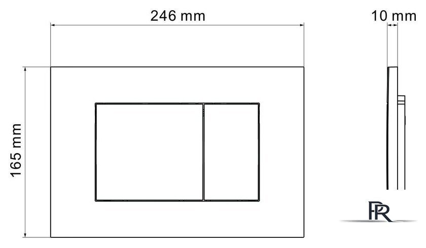 Унитаз подвесной Roxen Antares Tornado в комплекте с инсталляцией Asten Readle Zentralmodul с белой кнопкой - Изображение №23 — Интернет-магазин ПроЗаказ