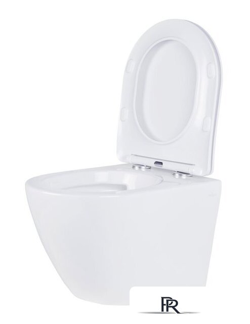 Унитаз подвесной Roxen Antares Tornado в комплекте с инсталляцией Asten Readle Zentralmodul с белой кнопкой - Изображение №3 — Интернет-магазин ПроЗаказ
