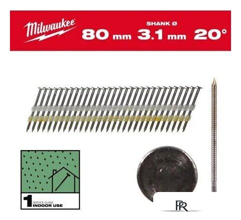 Гвозди для пистолета Milwaukee 4932492589 (1750 шт) - Изображение №1 — Интернет-магазин ПроЗаказ