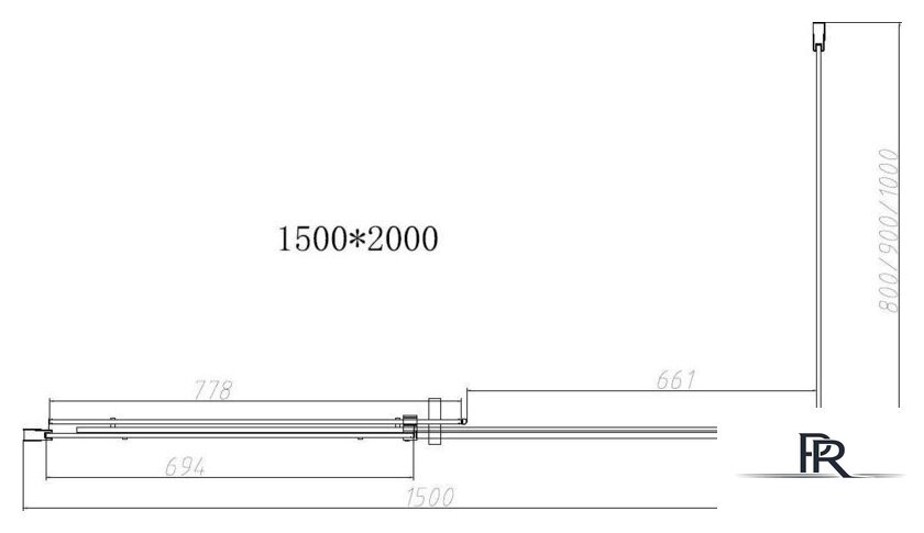 Душевой уголок Vincea Dice VSR-4D8015CLGM - Изображение №4 — Интернет-магазин ПроЗаказ