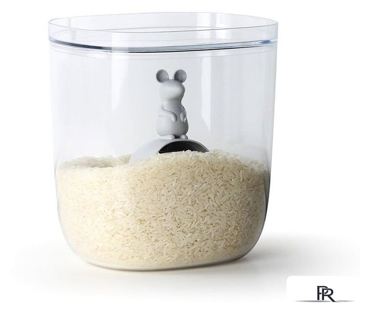 Набор емкостей Qualy Lucky Mouse QL10348-CL-GY - Изображение №1 — Интернет-магазин ПроЗаказ