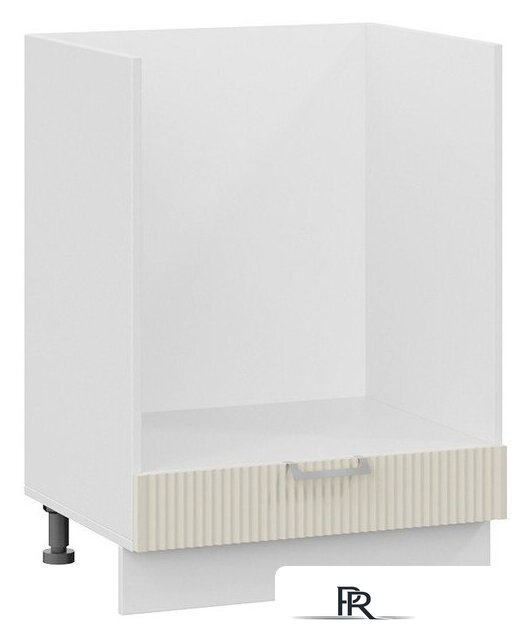Шкаф напольный Трия Кимберли 1Н6Б (белый/крем) - Изображение №1 — Интернет-магазин ПроЗаказ