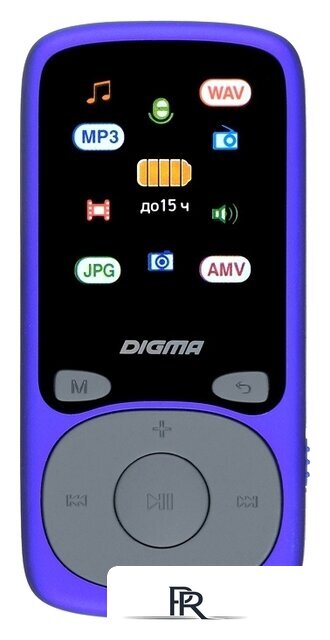 Плеер MP3 Digma B4 8GB (синий) - Изображение №1 — Интернет-магазин ПроЗаказ