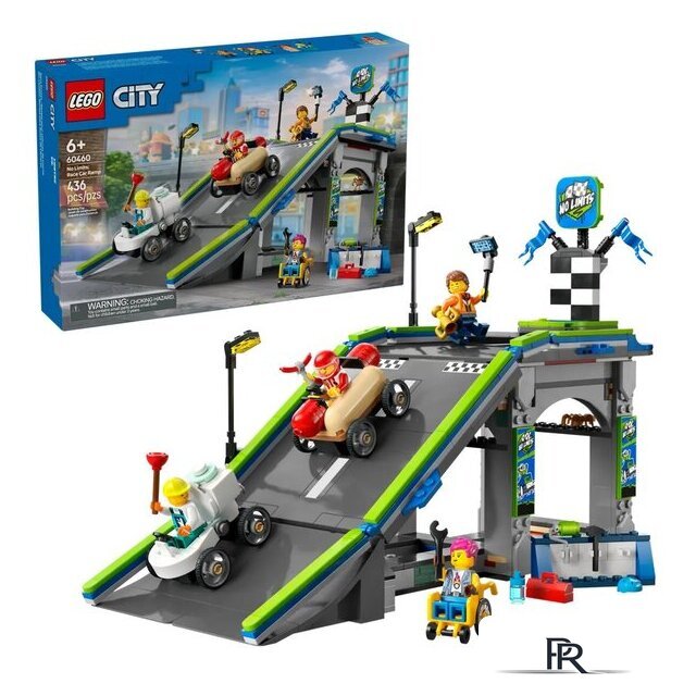 Конструктор LEGO City Без ограничений: трасса с рампами для гоночных авто 60460 - Изображение №3 — Интернет-магазин ПроЗаказ