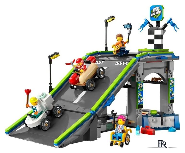 Конструктор LEGO City Без ограничений: трасса с рампами для гоночных авто 60460 - Изображение №4 — Интернет-магазин ПроЗаказ