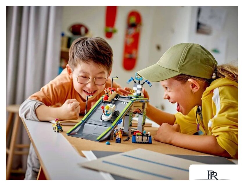 Конструктор LEGO City Без ограничений: трасса с рампами для гоночных авто 60460 - Изображение №9 — Интернет-магазин ПроЗаказ