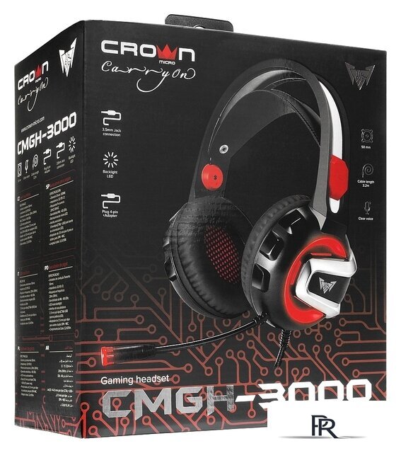 Наушники CrownMicro CMGH-3000 - Изображение №6 — Интернет-магазин ПроЗаказ