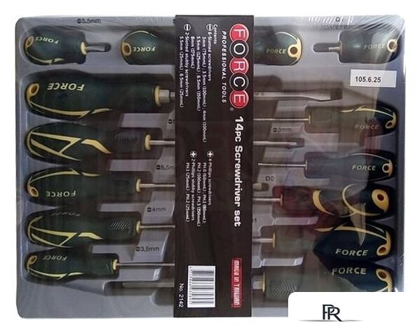 Набор отверток Force 2142 (14 предметов) - Изображение №1 — Интернет-магазин ПроЗаказ